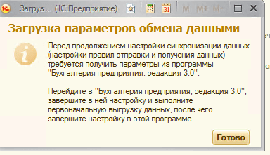 Нажимаем на кнопку «Готово», после чего активным станет следующий пункт настройки «Настроить правила отправки и получения данных»