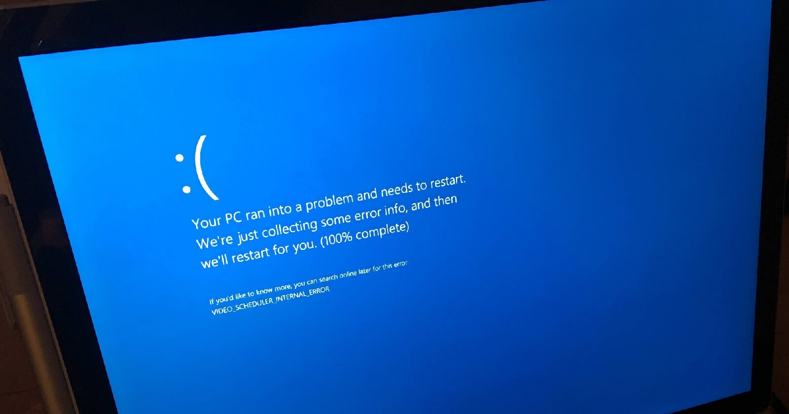 Синий экран смерти BSoD после мартовских обновлений Windows 10