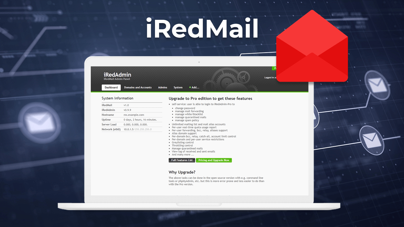 Поднимаем свой почтовый сервер iRedMail за 10 минут